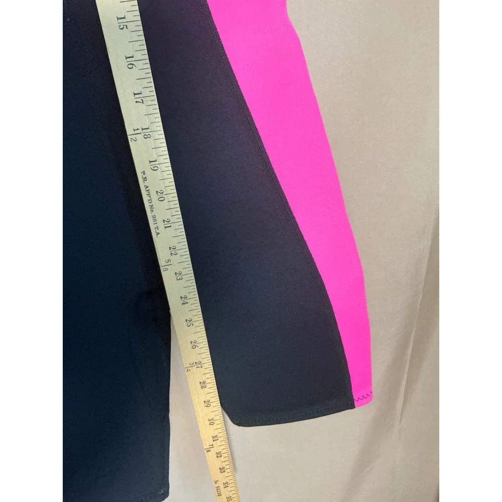 Hevto Wetsuit Shorty Kids Size 12 Black Pink New 2mm Neoprene Front Zip 1521
